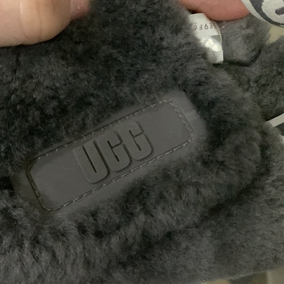 UGG Disco Slides in Dark Gray - Picture 9 of 14